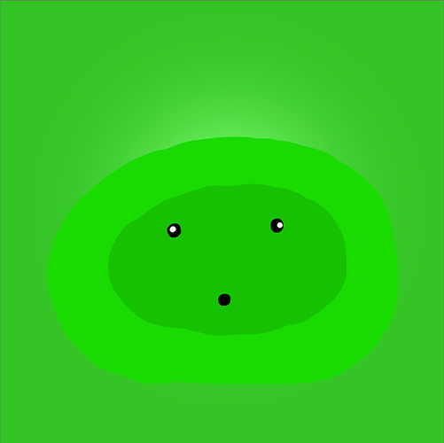 Green Slime Green Background