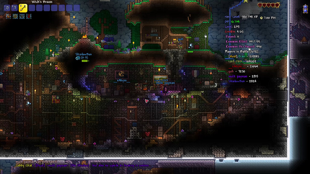 Witch's Broom Buff - Bug Reports - Dark Gaming