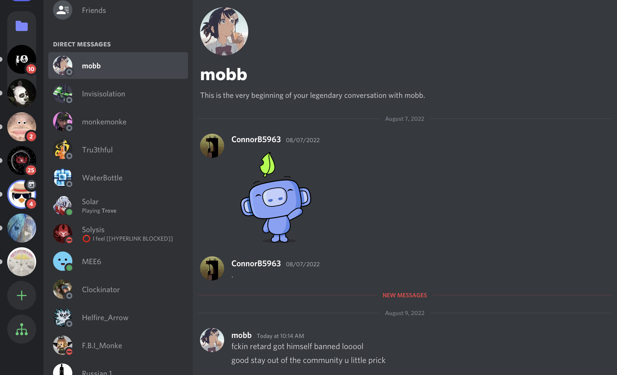 Reporting User – Discord