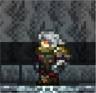 first character you get in a roguelike (not the only playable one)