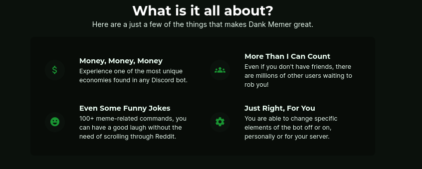 Dank Memer bot multifunción para Discord: memes, música